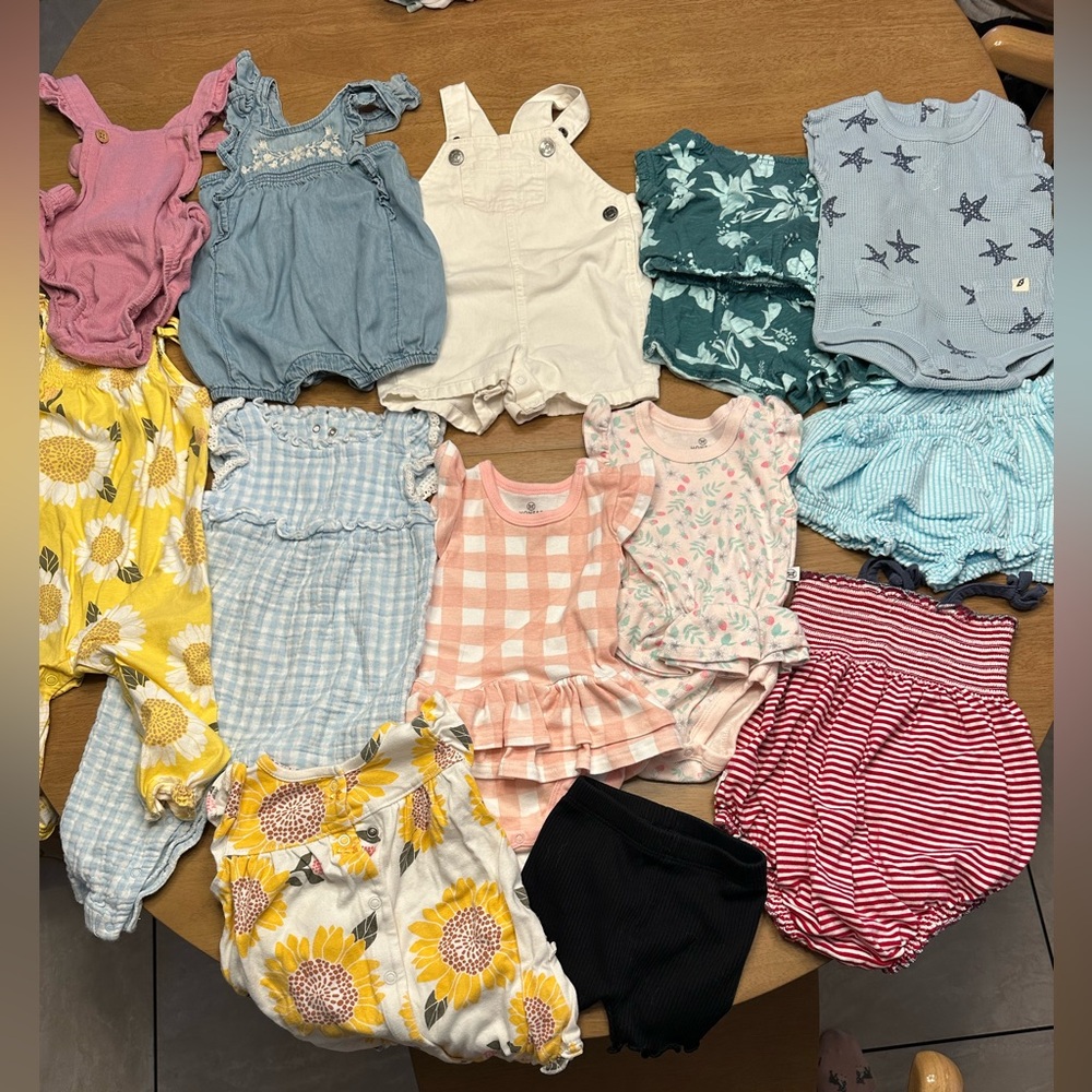 Baby Girl Summer Clothes Bundle (3-6)